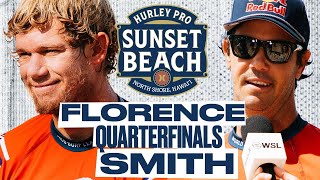 John John Florence vs Jordy Smith  Hurley Pro Sunset Beach 2024  Quarterfinals [upl. by Emmer]