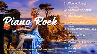 Top 20 Classic Rock Songs On Piano  Relaxing Beautiful Piano Rock Of All Time  Piano Cover [upl. by Ysus]