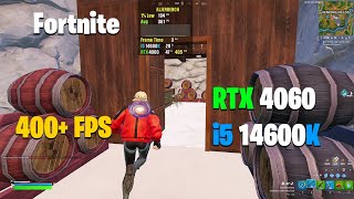 i5 14600K amp RTX 4060 Fortnite Performance Mode  Chapter 5 [upl. by Ahusoj]