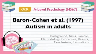 Podcast BaronCohen et al 1997 Autism in adults [upl. by Octavia740]