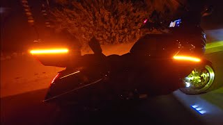 2022 BMW K1600 GA BUILD  LEDs CB Radio Vantrue F1 frontrear cameras Siren [upl. by Aylatan]