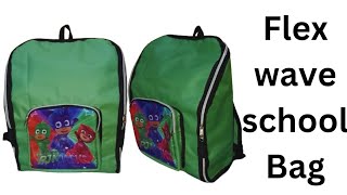 How to sew a school backpack school bag easily [upl. by Oisacin]