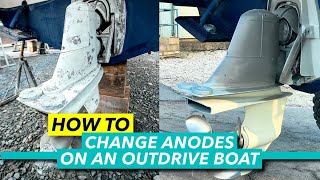 How to change anodes on an outdrive boat  Motor Boat amp Yachting [upl. by Yodlem]