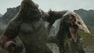 Kong vs Skull Crawler  Kong Skull Island 2017  Warner Bros [upl. by Ailaht]