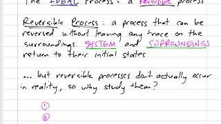 Thermodynamics  66 Reversible and Irreversible processes [upl. by Siobhan448]