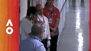 Roger Federer takes call from Swiss President  Australian Open 2018 [upl. by Pejsach]