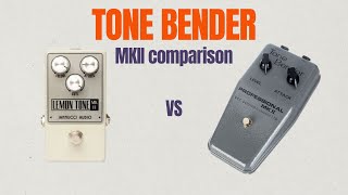 Lemon tone vs Tone Bender MKII  Long comparison [upl. by Nylednarb]