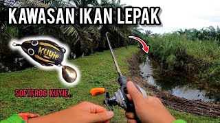 CASTING HARUAN  TERJAH KAWASAN LEPAS BANJIR DAPAT HARUAN SAIZ TAPAU  ABU GARCIA MAX STX  VLOG433 [upl. by Efinnej]