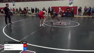 57 Kg Round Of 16  Braeden Davis Michigan Vs Markel Baker George Mason A089 [upl. by Snow]