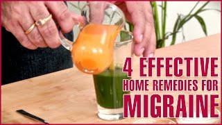 3 Best Home Remedies For MIGRAINE RELIEF [upl. by Ybor]