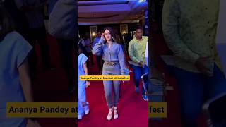 Ananya pandey Attend Mumbai ott India fest event [upl. by Osmo]