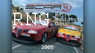 Retro Nostalgic Gaming on Windows 710 SCAR Squadra Corse Alfa Romeo 2005 4K 60fps [upl. by Ennaimaj]