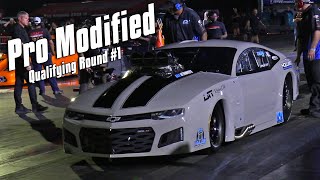 US Street Nationals Pro Modified Qualifying Round 1 [upl. by Ahsaeym]