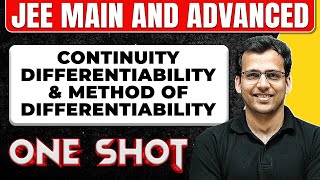 CONTINUITY amp METHOD OF DIFFERENTIABILITY in 1 Shot All Concepts amp PYQs Covered JEE Main amp Advanced [upl. by Molton]