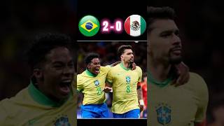 Brazil versus Mexico 2026 FIFA world cup qualifier match football highlightshortvideo [upl. by Zerimar]