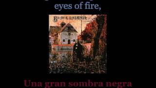 Black Sabbath  Black Sabbath  01  Lyrics  Subtitulos en español Nwobhm Traducida [upl. by Miguel]