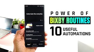 Power of BIXBY ROUTINES  10 useful Bixby routines to create  Part 1 [upl. by Nyre]