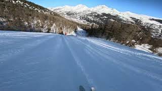 Serre chevalier piste noire Casse du boeuf [upl. by Nolahc443]