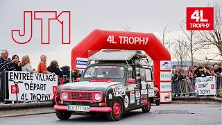 JT1  Le VillageDépart à Biarritz  4L Trophy 2024 [upl. by Ulita]