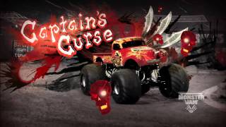 Monster Jam  Monster Jam Path of Destruction  Captains Curse Monster Truck Highlights [upl. by Downey]