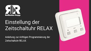 Zeitschaltuhr RELAX  Montage und Bedienungsanleitung  EUVersand ✓ [upl. by Gaspar]