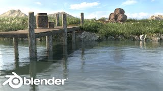 How to Create Environments in BlenderFree Asset Pack [upl. by Hsemar520]