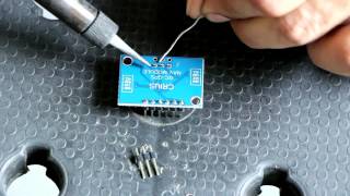 Solder Pins to I2C GPS Nav Module [upl. by Selby885]