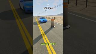 WITNESS the CRAZIEST BMW Crash Test EVER at 300 KMH beamng shorts car [upl. by Nai790]