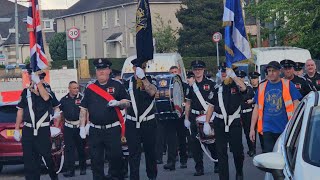 Cambuslang Volunteers flute band annual parade 2023 [upl. by Eladnek]