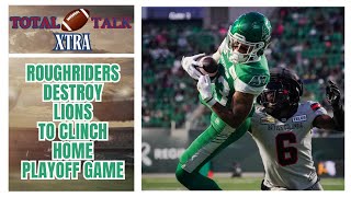 Roughriders DESTROY Lions 398 to clinch home playoff game  TFT XTRA – 101824 [upl. by Ace]