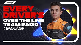 Every Drivers Radio At The End of Their Race  2022 Emilia Romagna Grand Prix [upl. by Berey]