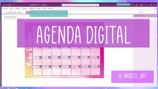 Agenda digital en One NoteDigital PlannerPlanillas Gratis [upl. by Sabah]