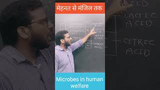 Organic acid obtain from microbes  Microbes in human welfare  Govind sir  NEET 2025  ytshorts [upl. by Ahsercul]