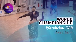 Aldaev  Polukhina FDSARR  2021 World Latin Pforzheim GER  R1 S [upl. by Barabas]