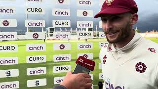 Keogh Delighted By Victory Over Derbyshire [upl. by Kitrak]