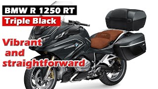 2022 BMW R 1250 RT Triple Black  Vibrant and straig [upl. by Einned]