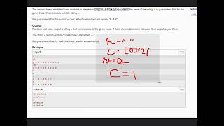 B Following the String  Codeforces Round 923 Div 3  Codeforces  Full solution with code [upl. by Adnaluy]