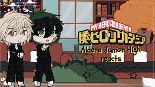 Aldera Junior High Reacts to the future  My Hero Academia  \\ Deku amp Bakugou  pt 12 [upl. by Llennor]