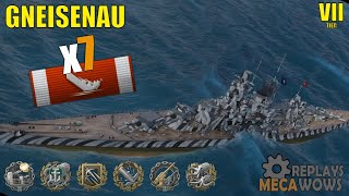 Gneisenau 7 Kills amp 177k Damage  World of Warships Gameplay [upl. by Pauly]