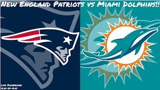 New England Patriots vs Miami Dolphins Live Stream And Hanging Out [upl. by Osrit378]