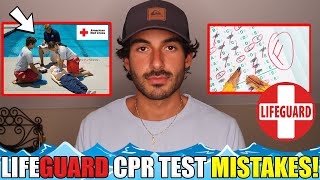 MAIN REASONS WHY PEOPLE FAIL THE LIFEGUARD CPRAED MOCK TEST TIPS [upl. by Darius]