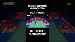 Comeback stronger Jojo chinamasters2024 bwfworldtour [upl. by Cassidy]