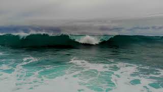 Napili Bay Maui Hawaii 4K  Winter Storm  Huge Waves DJI Mavic Air [upl. by Hedve]