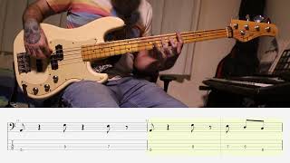 Titãs  Sonífera Ilha Bass Cover COM TAB 3 [upl. by Otsirc]