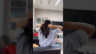 Tie your hair without Hair accessories 🥵❤️ hairaccessories hairstyle hairtutorial hairlove [upl. by Ettedualc]