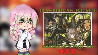 Hashiras react to Owari No Seraph Shinoa Squa 0252 [upl. by Sokram]