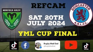 Mirfield v Doncaster Toll Bar  YML Cup Final  Abandoned  Guest RefCam [upl. by Merola]