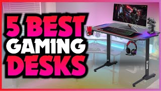 🏆5 Best GAMING Desks for XBOX amp PS5 2024 Small Room Gaming Desks💪 [upl. by Damalas176]