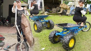 Technology Make Supercar Design A Super Garbage Truck From A Pile Of Scrap \ Blacksmith Girl [upl. by Eatnuahc]