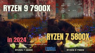 Ryzen 5800X vs Ryzen 7900x [upl. by Ikairik]